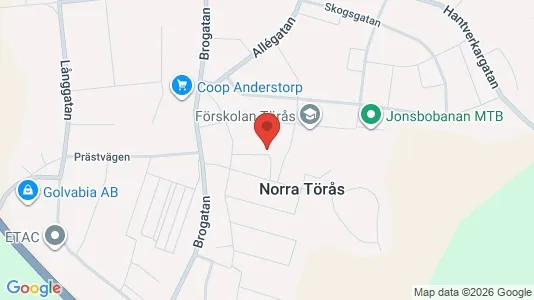 Apartments for rent i Gislaved - kort over placeringen