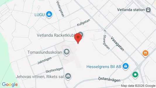 Apartments for rent i Vetlanda - kort over placeringen