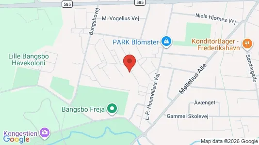 Apartments for rent i Frederikshavn - kort over placeringen
