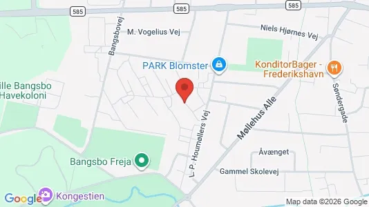 Apartments for rent i Frederikshavn - kort over placeringen