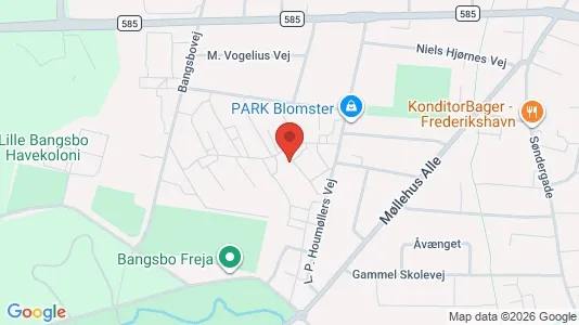 Apartments for rent i Frederikshavn - kort over placeringen