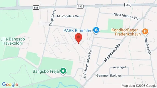 Apartments for rent i Frederikshavn - kort over placeringen