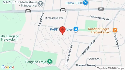 Apartments for rent i Frederikshavn - kort over placeringen