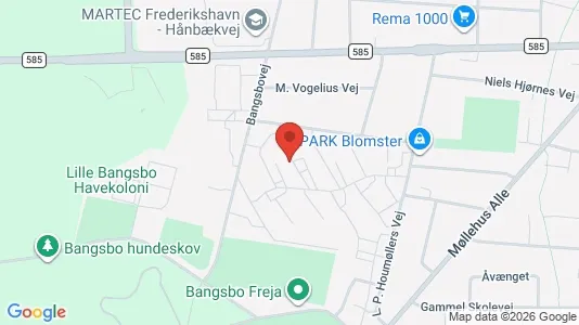 Apartments for rent i Frederikshavn - kort over placeringen