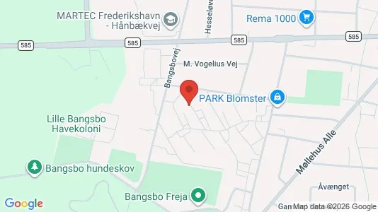 Apartments for rent i Frederikshavn - kort over placeringen