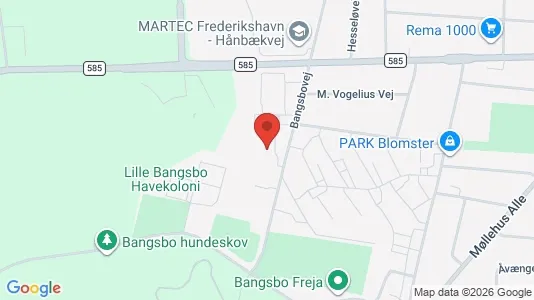 Apartments for rent i Frederikshavn - kort over placeringen