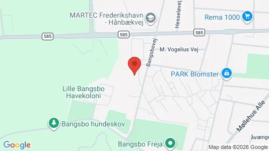 Apartments for rent i Frederikshavn - kort over placeringen