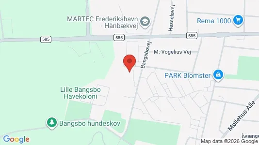 Apartments for rent i Frederikshavn - kort over placeringen