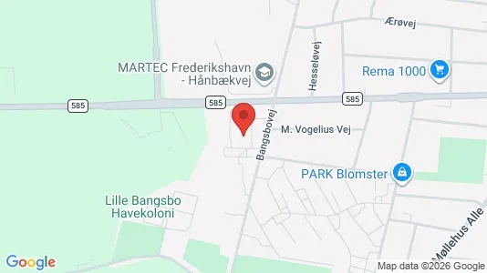Apartments for rent i Frederikshavn - kort over placeringen