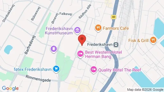 Apartments for rent i Frederikshavn - kort over placeringen