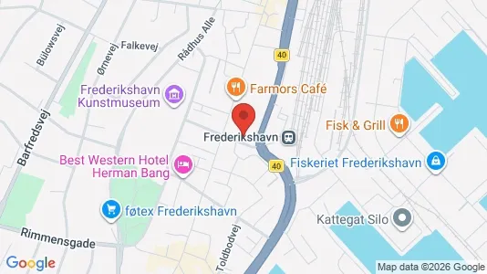 Apartments for rent i Frederikshavn - kort over placeringen
