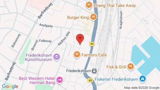 Apartments for rent i Frederikshavn - kort over placeringen