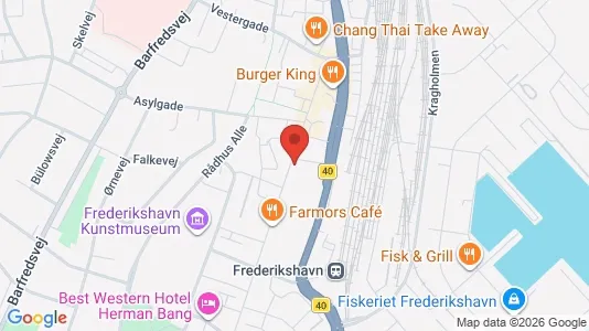 Apartments for rent i Frederikshavn - kort over placeringen
