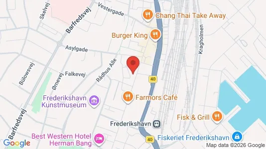 Apartments for rent i Frederikshavn - kort over placeringen