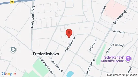 Apartments for rent i Frederikshavn - kort over placeringen