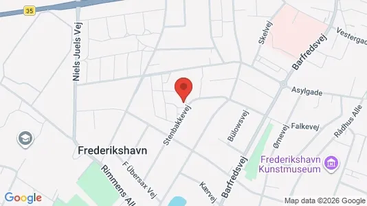 Apartments for rent i Frederikshavn - kort over placeringen