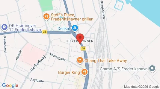 Apartments for rent i Frederikshavn - kort over placeringen
