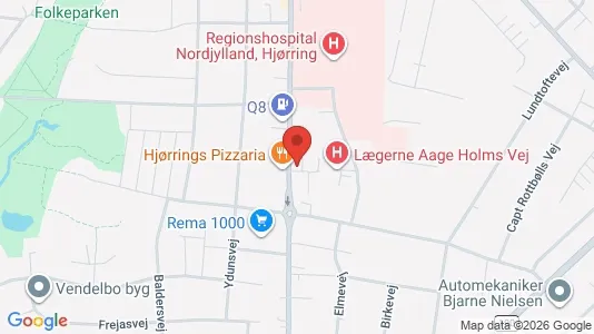 Apartments for rent i Hjørring - kort over placeringen