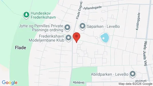 Apartments for rent i Frederikshavn - kort over placeringen