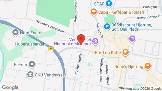 Apartments for rent i Hjørring - kort over placeringen