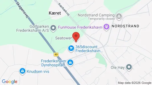 Apartments for rent i Frederikshavn - kort over placeringen