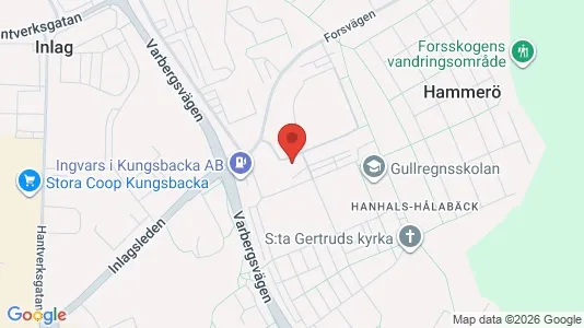 Apartments for rent i Kungsbacka - kort over placeringen