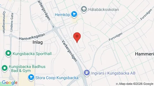 Apartments for rent i Kungsbacka - kort over placeringen