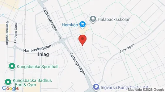 Apartments for rent i Kungsbacka - kort over placeringen