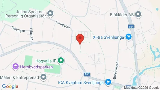 Apartments for rent i Svenljunga - kort over placeringen