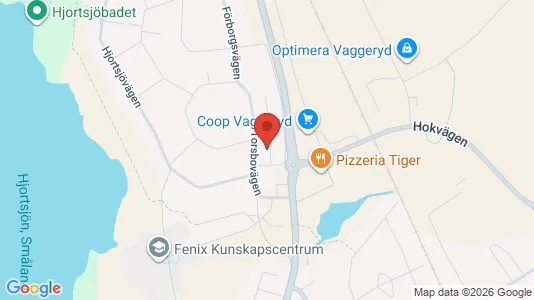 Apartments for rent i Vaggeryd - kort over placeringen