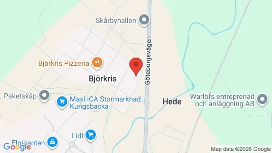Apartments for rent i Kungsbacka - kort over placeringen