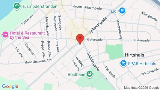 Apartments for rent i Hirtshals - kort over placeringen