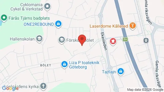 Apartments for rent i Mölndal - kort over placeringen