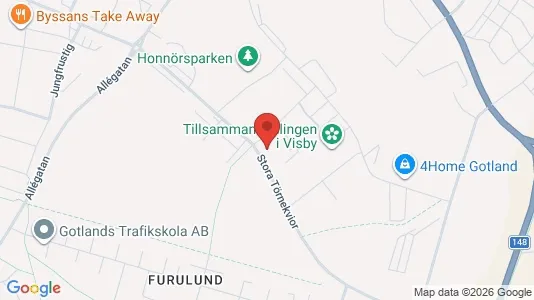 Apartments for rent i Gotland - kort over placeringen