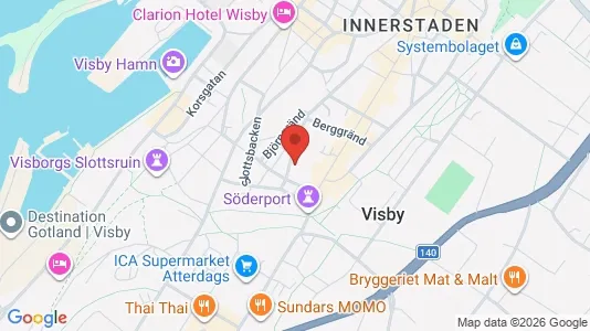 Apartments for rent i Gotland - kort over placeringen
