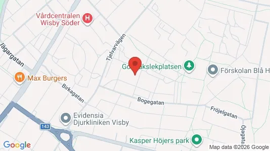 Apartments for rent i Gotland - kort over placeringen