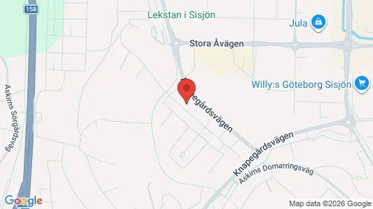 Apartments for rent i Askim-Frölunda-Högsbo - kort over placeringen
