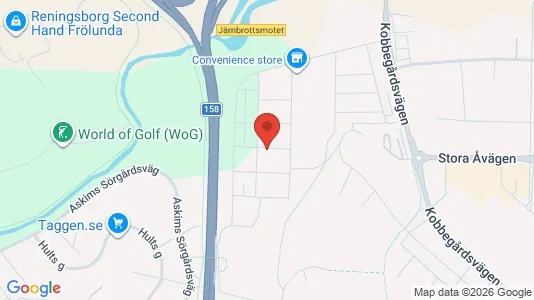 Apartments for rent i Askim-Frölunda-Högsbo - kort over placeringen