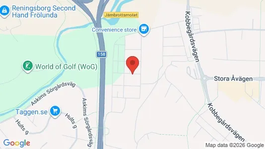 Apartments for rent i Askim-Frölunda-Högsbo - kort over placeringen
