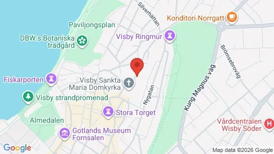 Apartments for rent i Gotland - kort over placeringen