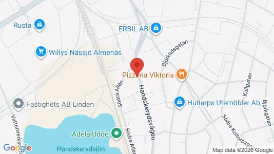 Apartments for rent i Nässjö - kort over placeringen