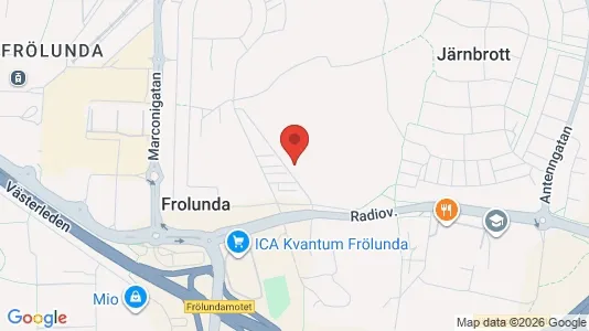 Apartments for rent i Askim-Frölunda-Högsbo - kort over placeringen