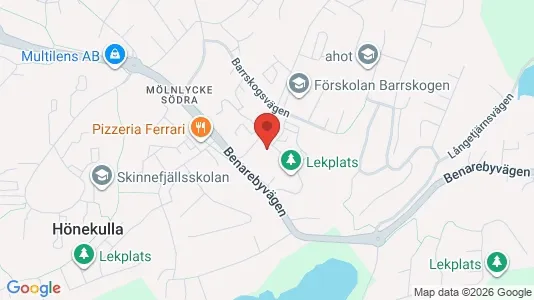Apartments for rent i Härryda - kort over placeringen