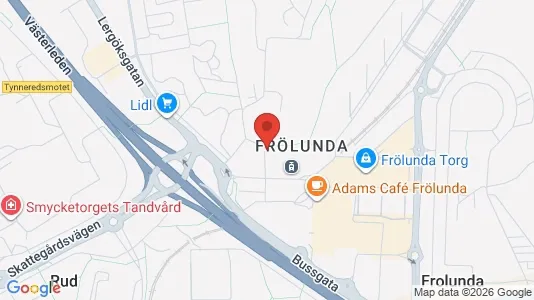 Apartments for rent i Askim-Frölunda-Högsbo - kort over placeringen