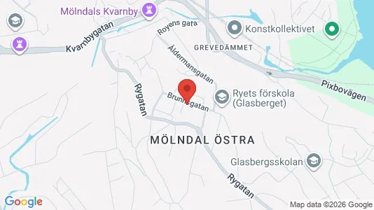 Apartments for rent i Mölndal - kort over placeringen