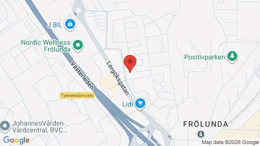 Apartments for rent i Askim-Frölunda-Högsbo - kort over placeringen