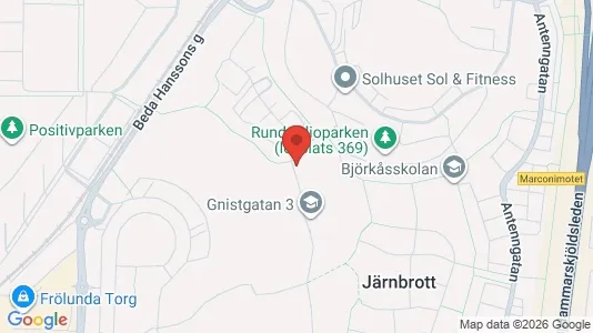 Apartments for rent i Askim-Frölunda-Högsbo - kort over placeringen