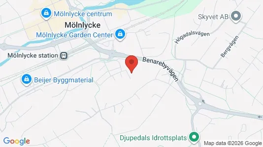 Apartments for rent i Härryda - kort over placeringen