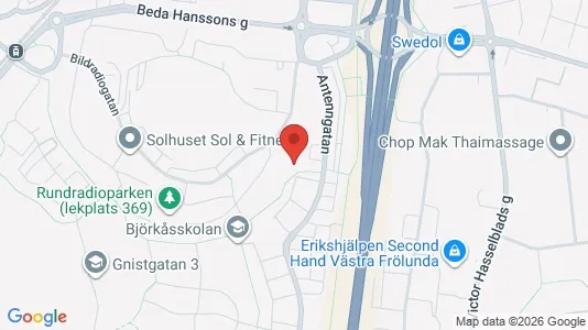 Apartments for rent i Västra hisingen - kort over placeringen