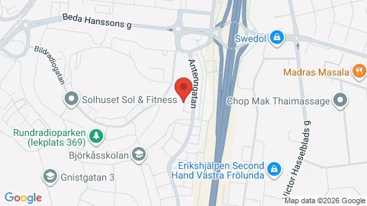 Apartments for rent i Askim-Frölunda-Högsbo - kort over placeringen